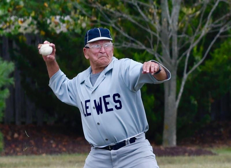 Warren “Yankee” Miller still can make a strong throw from third to first even though he celebrated his 81st birthday on game day.